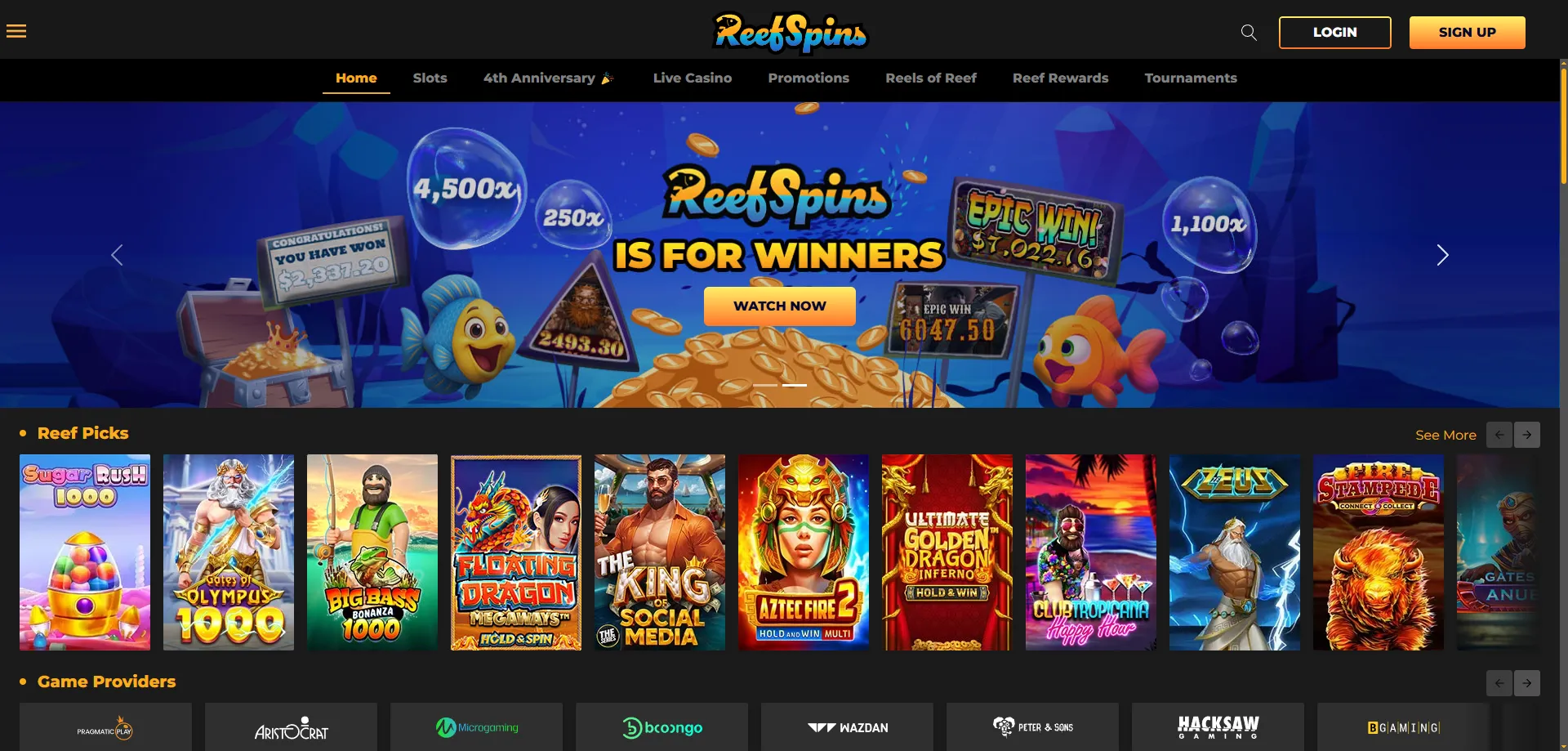 ReefSpins Casino official mirror site — working link 2026